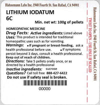 Lithium Iodatum 6C 100g - Lithium Iodatum 6C 100g